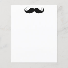 Mustache 4,5 x 5,6-inch brochure