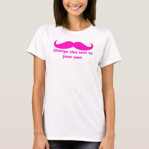 Mustache Aanpassen T-shirt