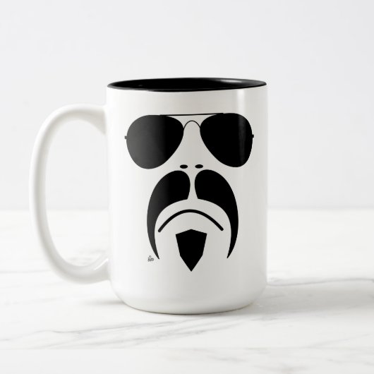 Mustache Aviator Style Mok zonnebrillen (Links)