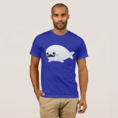 Mustache Baby Seal T-shirt (Voorkant volledig)
