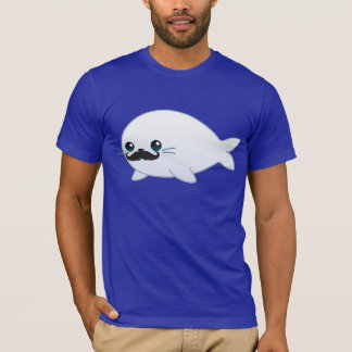 Mustache Baby Seal T-shirt