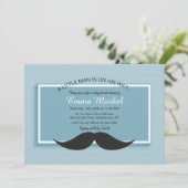 Mustache Baby shower Kaart (Staand voorkant)
