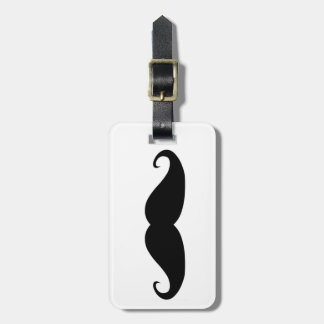 Mustache Bagagelabel