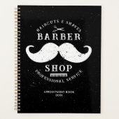 Mustache Barber Shop Haarstylist Afspraak Planner (Voorkant)