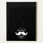 Mustache Barber Shop Haarstylist Afspraak Planner (Achterkant)