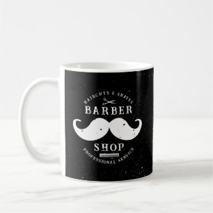 Mustache Barber Shop Modern Haarstylist Barbershop Koffiemok