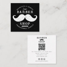 Mustache Barber Shop Modern Mannelijk Haarstylist