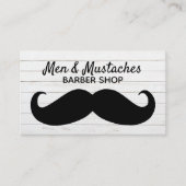 Mustache BarberThMED Visitekaartje (Voorkant)