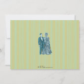 Mustache Bash Bridal Shower Kaart (Achterkant)