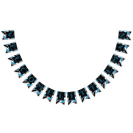 Mustache Bash - Little Man - Bunting - Banner