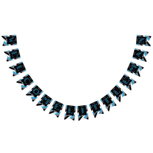 Mustache Bash - Little Man - Bunting - Banner (Alle)