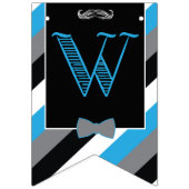 Mustache Bash - Little Man - Bunting - Banner (Eerste vlag)