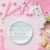 Mustache Bash Metro Papieren Bordje (Feest)