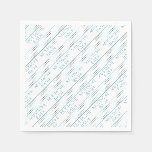 Mustache Bash Metro Servet (Voorkant)