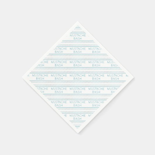 Mustache Bash Metro Servet (Hoek)