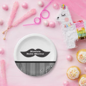 Mustache Bash Verjaardagsfeest Moderne Borden Papieren Bordje (Feest)