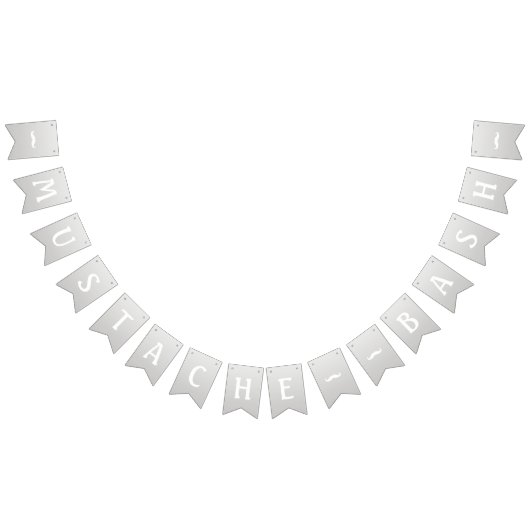 Mustache Bash Vlaggetjes (Alle)
