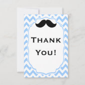 Mustache Bedankt voor je briefkaarten (Voorkant)