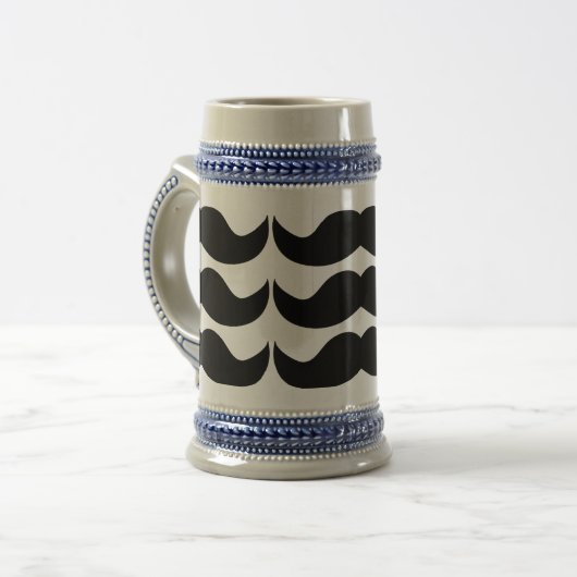 Mustache Bierpul (Voorkant links)