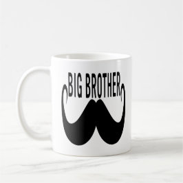 Mustache Big Brother Funny Mustache Quotes Koffiemok