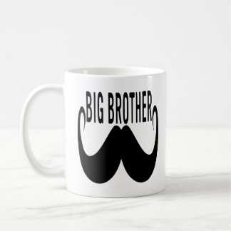 Mustache Big Brother Funny Mustache Quotes Koffiemok