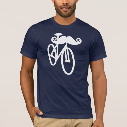 Mustache Bike T-shirt (Voorkant)