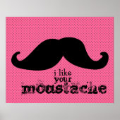Mustache - Black Sky reeks Poster (Voorkant)