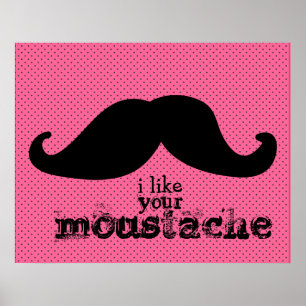 Mustache - Black Sky reeks Poster