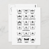 Mustache Briefkaart (Voorkant / Achterkant)
