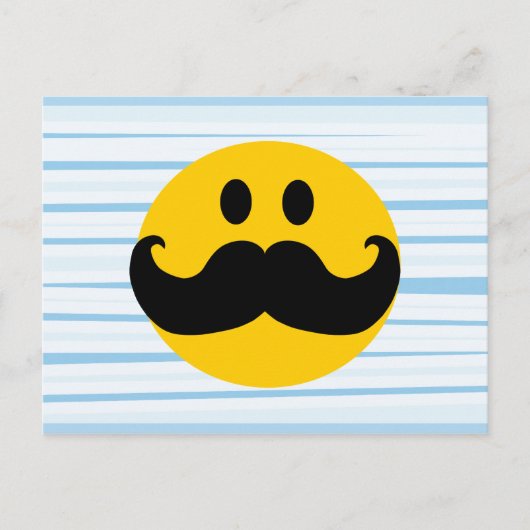 Mustache Briefkaart (Voorkant)