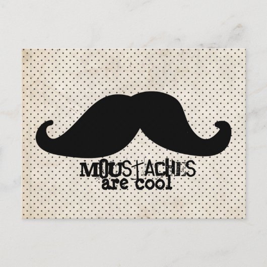 Mustache Briefkaart (Voorkant)