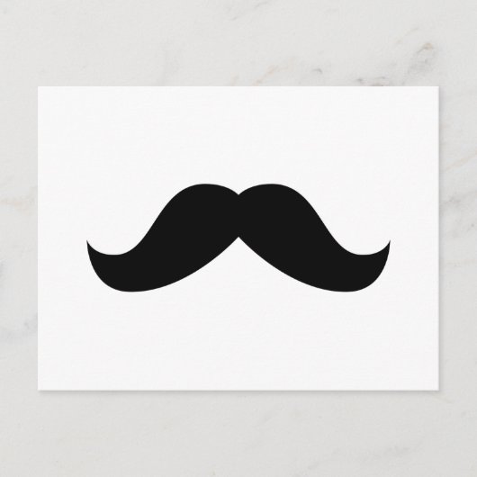 Mustache Briefkaart (Voorkant)