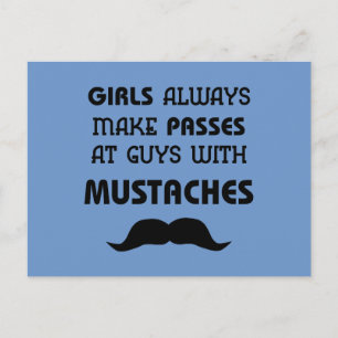 Mustache Briefkaart