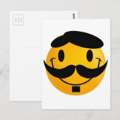 Mustache Briefkaart (Voorkant / Achterkant)