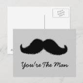 Mustache Briefkaart (Voorkant / Achterkant)