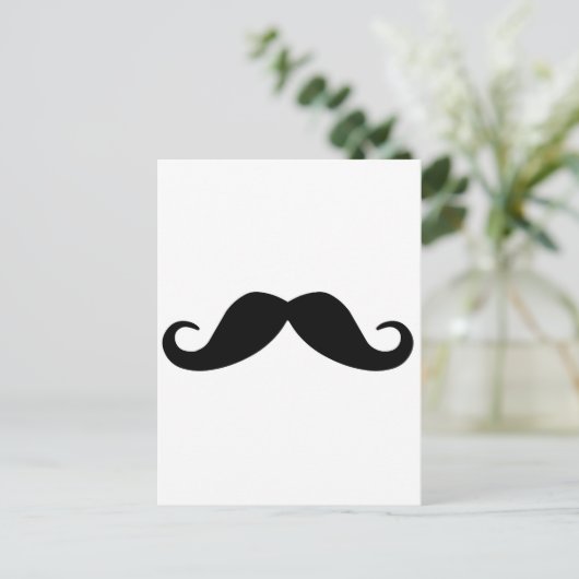 Mustache Briefkaart (Staand voorkant)