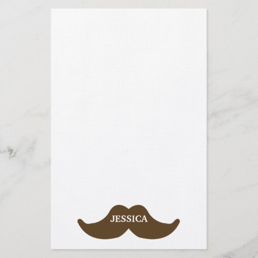 Mustache Briefpapier (Voorkant)