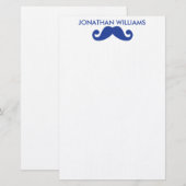 Mustache Briefpapier (Voorkant / Achterkant)