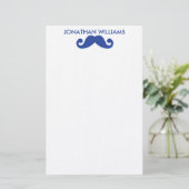 Mustache Briefpapier (Staand voorkant)