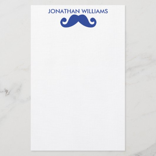 Mustache Briefpapier (Voorkant)