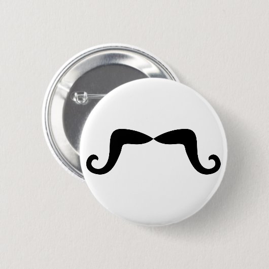 Mustache Button (Voorkant /achterkant)