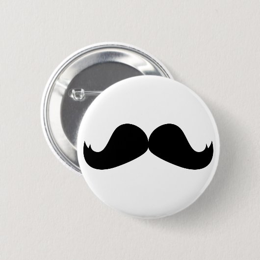Mustache Button (Voorkant /achterkant)