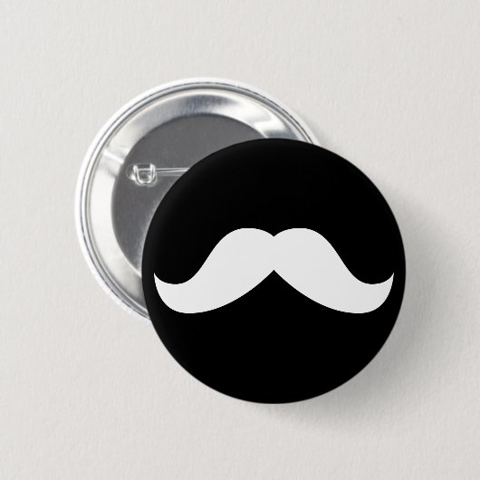 Mustache Button (Voorkant /achterkant)