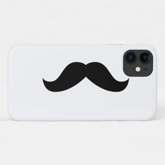 Mustache Case-Mate iPhone Case (Achterkant (horizontaal))