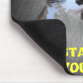 MUSTACHE CAT wil je muis Muismat (Hoek)