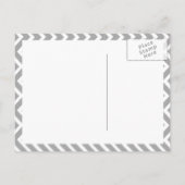 Mustache chevron baby jongen douche uitnodiging briefkaart (Achterkant)
