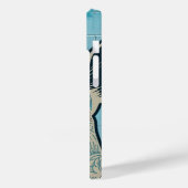 Mustache Chihuahua Graffiti Monogram Case-Mate iPhone Case (Achterkant / Links)