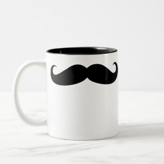 Mustache Coffee Beverage Mok