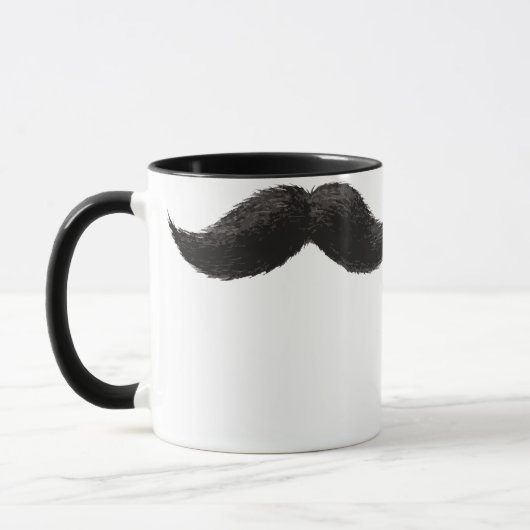 Mustache Coffee Mok (Links)