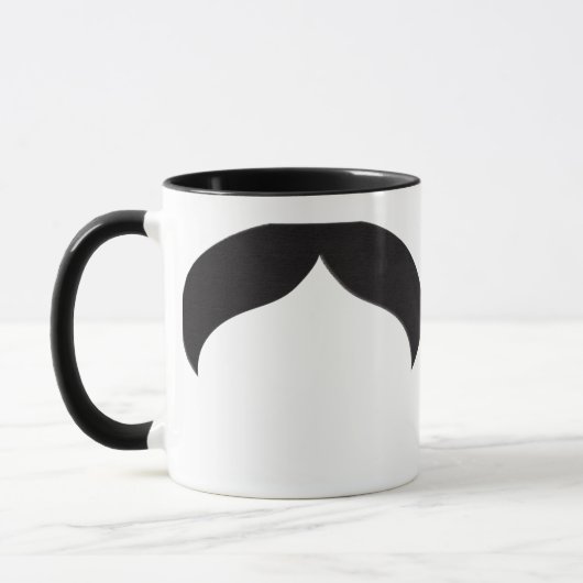 Mustache Coffee Mok (Links)
